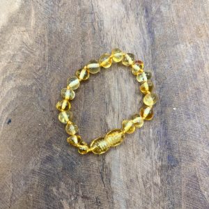 Bracelet Ambre bébé "honey"