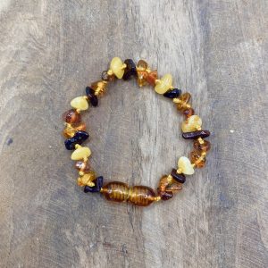 Bracelet Ambre bébé "multi"